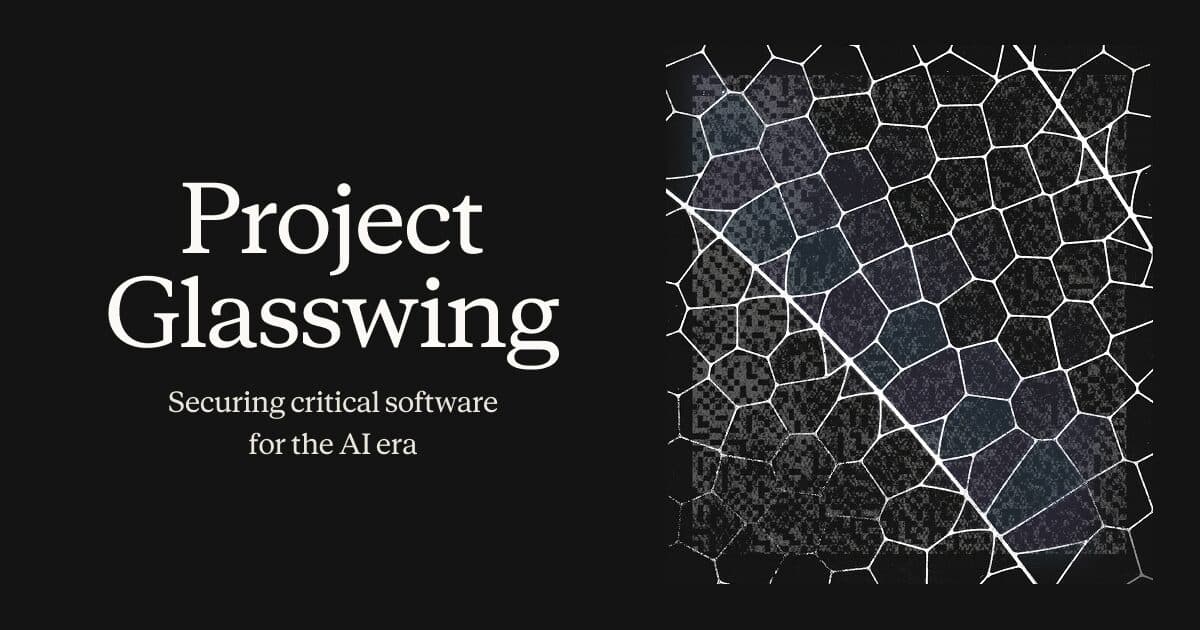 Anthropic Project Glasswing 발표 이미지
