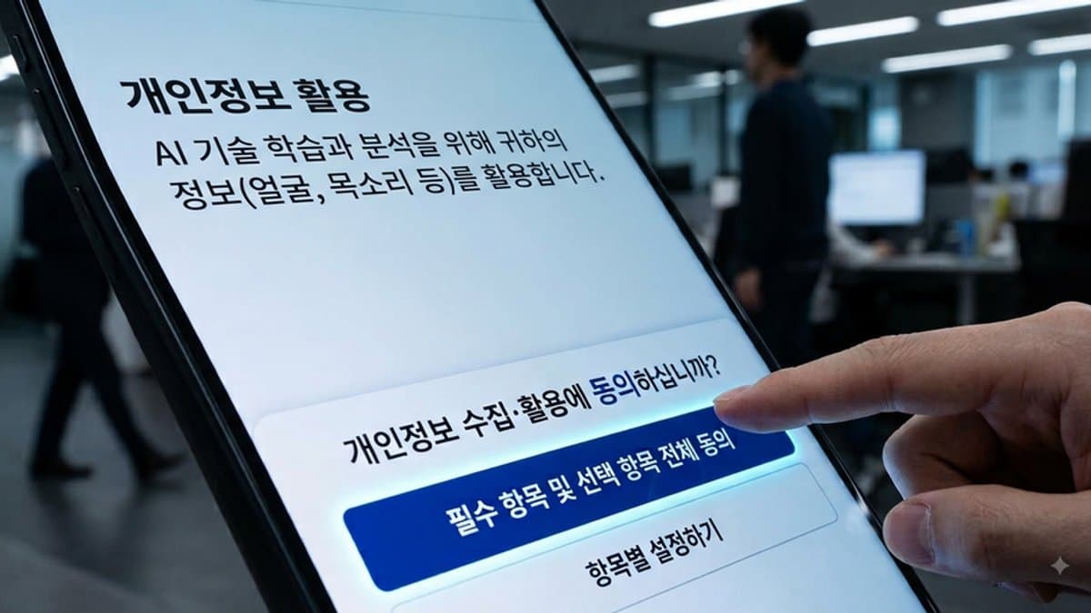동의 없이 개인정보로 AI를 학습시킬 수 있게 하는 법이 국회를 통과 중이야